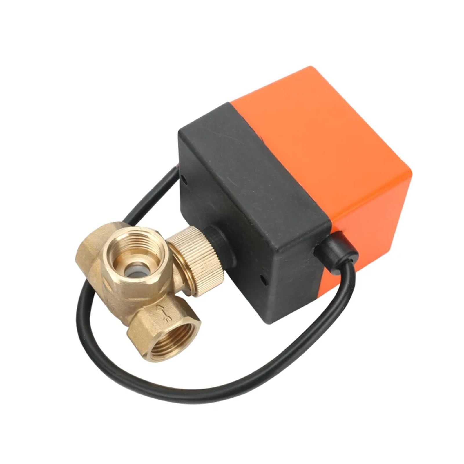 1/2" 3/4" 1" 2" Trójdrożny zawór kulowy z napędem silnikowym 220 V 12 V 24 V 3-żyłowy 2-punktowy zawór kulowy z napędem elektrycznym z mosiądzu Nadaje się do małych przestrzeni(1-1/4",24VAC)