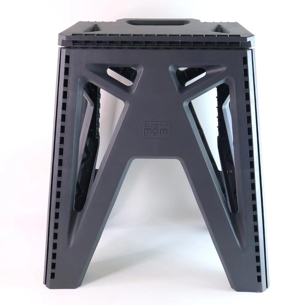 SUPERMOM Folding Stool 18 Inch – Foldable Step Stool with Non-Slip Surface, Holds Up to 95Kg, Portable & Durable for Kitchen, Bathroom, Garden, Bedroom, Adults Use & Safe Enough for Kids (Pack of 1)-image-14