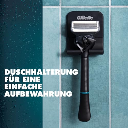 Foto von Gillette Body und Intimate Nassrasierer Herren, Rasierer + 2 Rasierklingen, mit Duschaufhänger für einfache Aufbewahrung, Geschenk für Männer