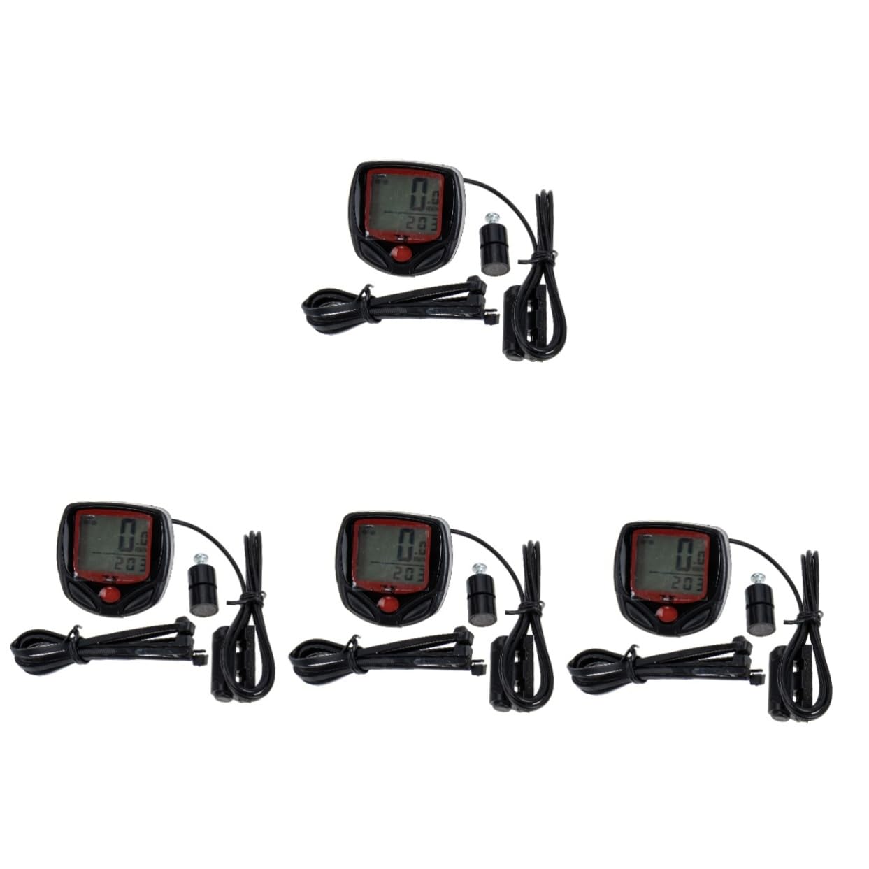 TOYANDONA Cuentakilómetros Multifuncional para Bicicleta con Pantalla LCD Retroiluminada y Preciso para Ciclistas Fitness