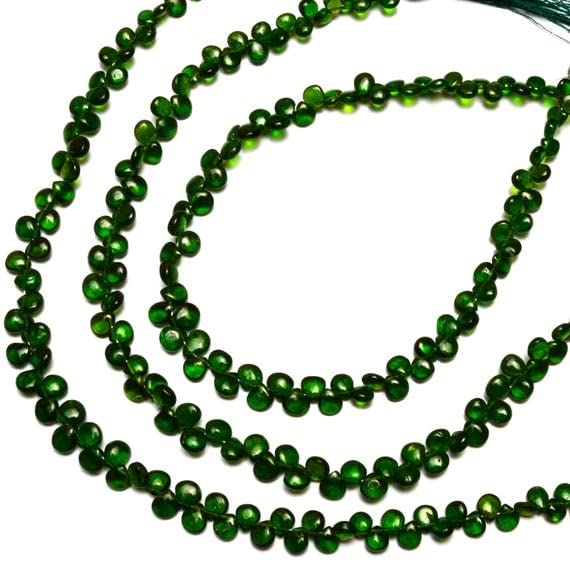 Chrome Diopside naturel symbolisant l'amour éternel pour création artisanale