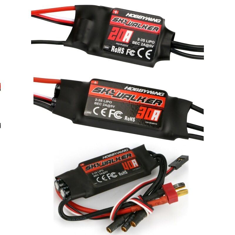 ESC Brushless con salida BEC estable para helicóptero RC 7