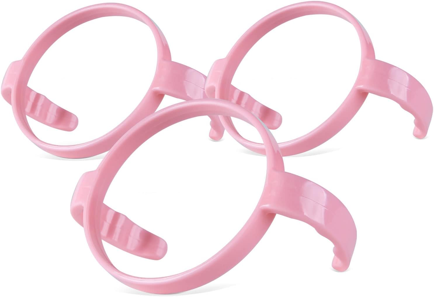Compatible Baby Bottle Handle for Comotomo Bottles 8 oz & 5 oz, 3 Count, Pink