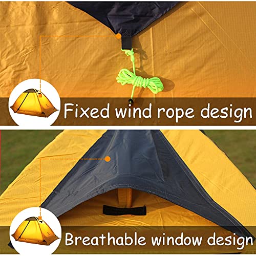 Carpa de Camping para 1-2 Personas con Doble Puerta miniatura 6
