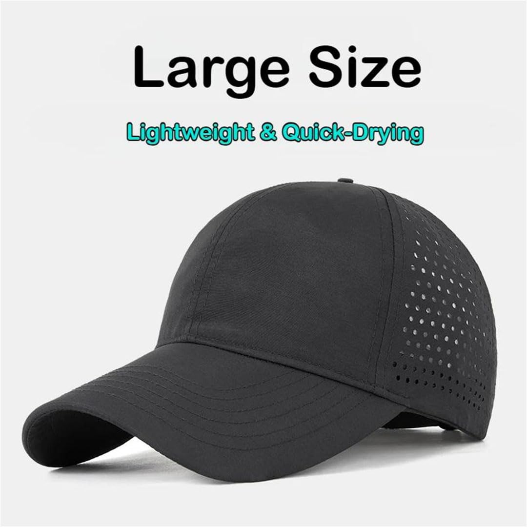 Cappellini da baseball da uomo di grandi dimensioni per grandi teste all'aperto Sport Cap maglia leggera traspirante oversize Trucker Cap