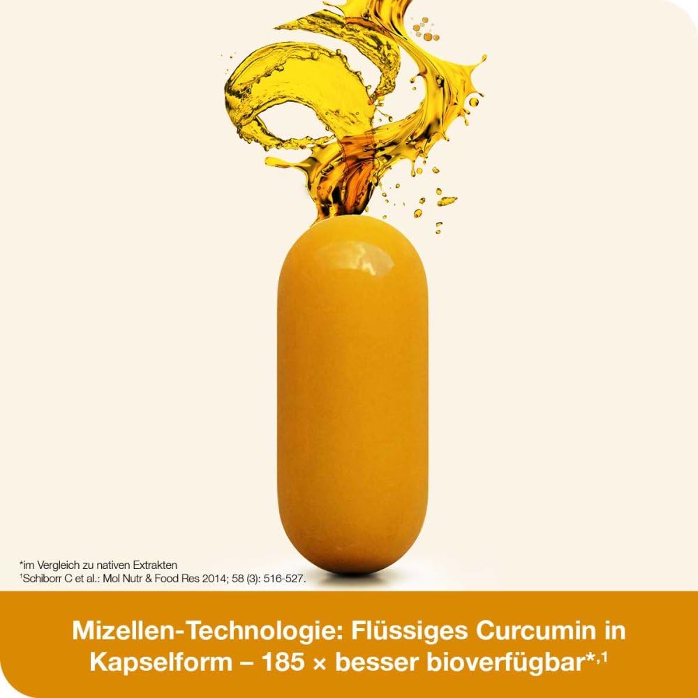 curcumin-Loges® plus Boswellia - 120 Kapseln - Nahrungsergänzungsmittel mit hoch bioverfügbarem Curcumin und Boswelliasäuren sowie Vitamin D