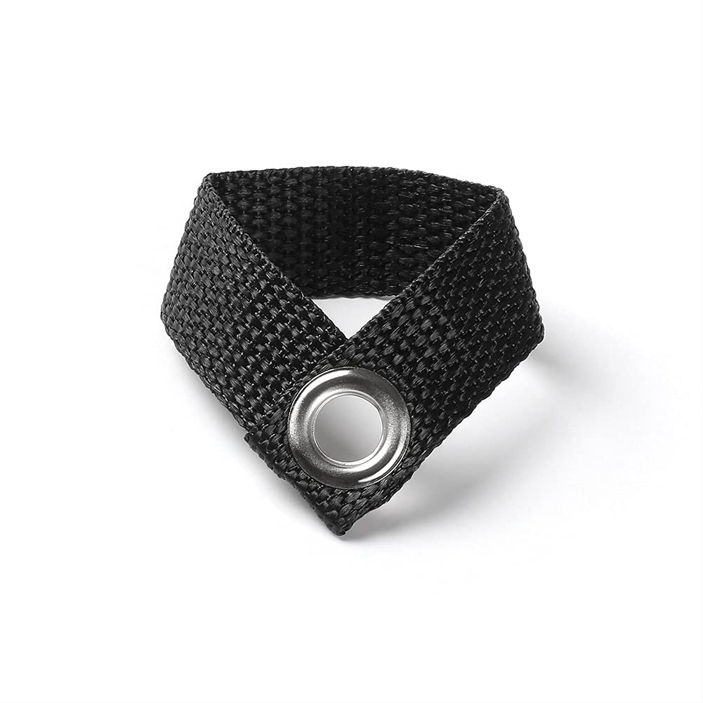 doorslay 8pcs Outdoor Canopy Pole Fixing Buckle Camping Fishing Pole Holder Tent Awning Accessories Webbing Buckle Fixed Buckle