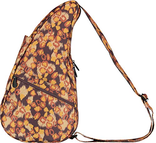 AmeriBag 17" Print Crossbody Sling Healthy Back Bag (Spotted Leopard)3