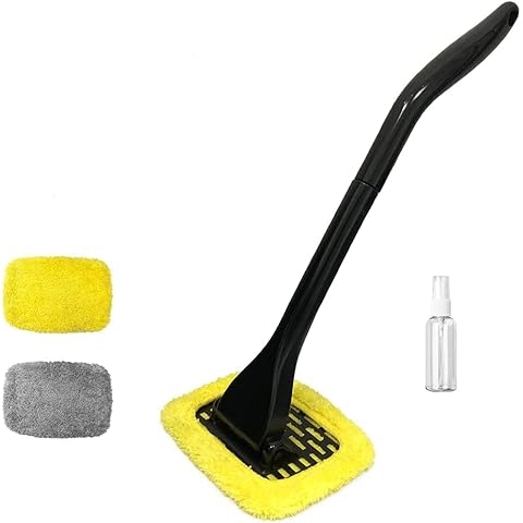 Randalfy Car Cleaning Tool Kit for Vehicles Interior Exterior Windows Window Cleaning with Window Blind Cleaner Cover