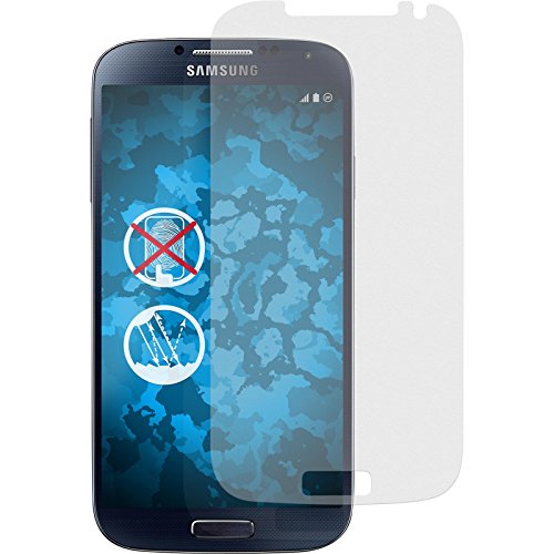 PhoneNatic Paquete de 4 Protector de Pantalla Mate Compatible con Samsung Galaxy S4 Películas Protectoras