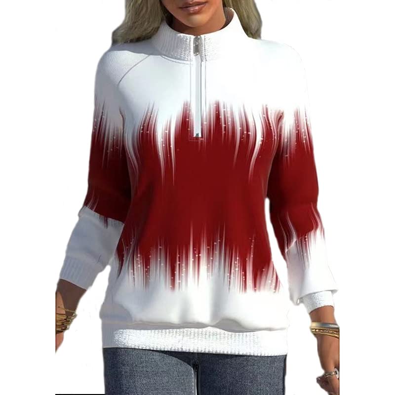 Autumn and Winter New Women's Fashion Gradual Color Print 2023 Casual Zipper Long Sleeve Blackpink Hoodie Sweat Jacket Women Women Hoodie Kawaii Clothes Y2k Clothing