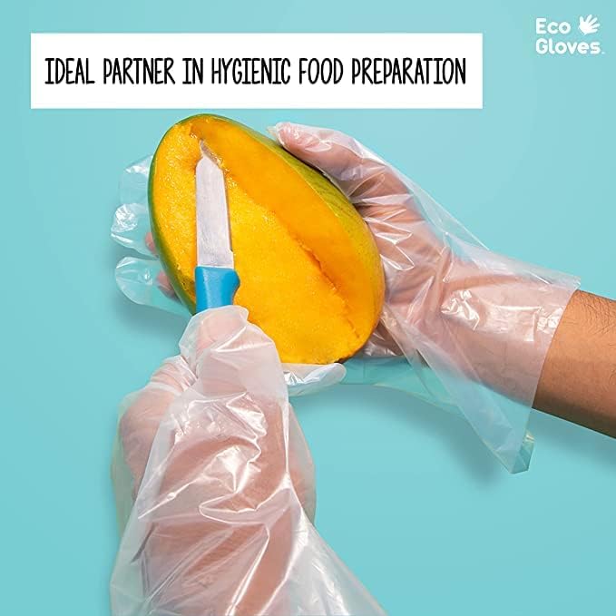 Miniatura 6 de Guantes ecológicos compostables a base de plantas para preparación y limpieza de alimentos