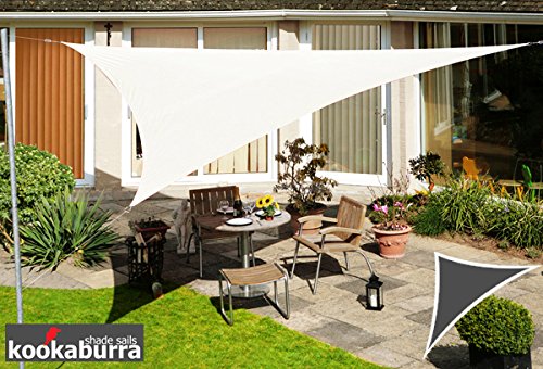 Kookaburra Sonnensegel/-schutz/-dach, wasserabweisend, 3,6 m, Dreieck