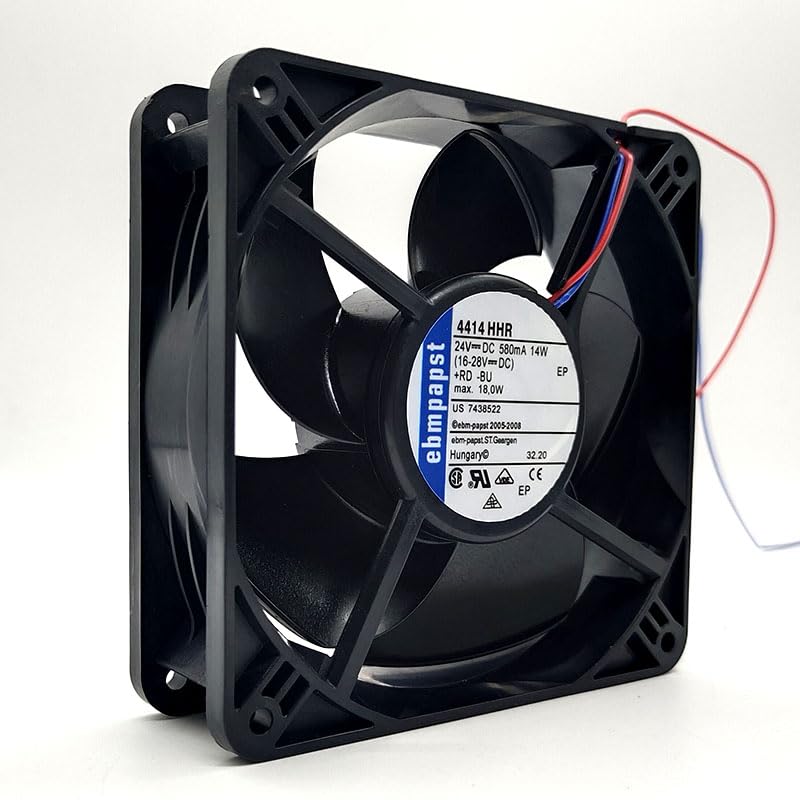 EBM 4414HHR 12038 DC24V 0.58A 14W 2-wire Atlas Inverter Fan