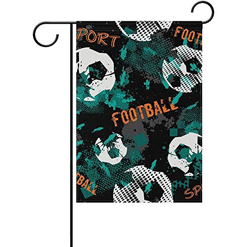 Not Applicable Bienvenido Poliéster Jardín Banderas Patio Bandera Bandera 12.5 'x18' Fútbol Deporte Bandera de Bienvenida Impresión de Doble Cara Casa de Vacaciones Bandera Cover