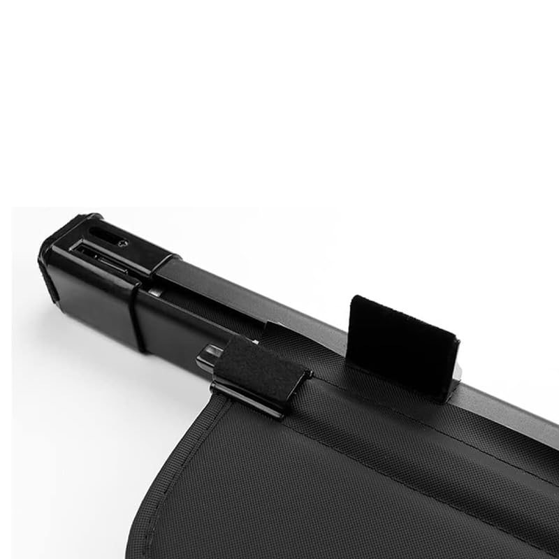 Nero, Copertura Bagagliaio Retrattile per VW Passat B5 5-Doors Estate 1998-2006, Car Bagagli Protezione Coperchio Baule Ripiano Conservazione Organizzare Privacy Cappelliera
