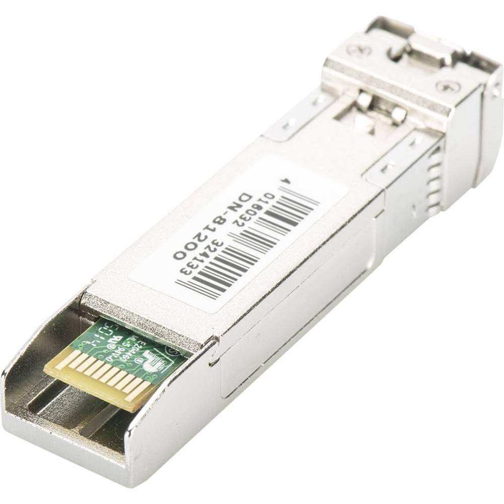 DIGITUS Uniwersalny moduł SFP+ - 10 Gbit/s - Mini GBIC - do światłowodu wielomodowego - LC Duplex - długość fali 850 nm - zasięg 300 m - Plug & Play