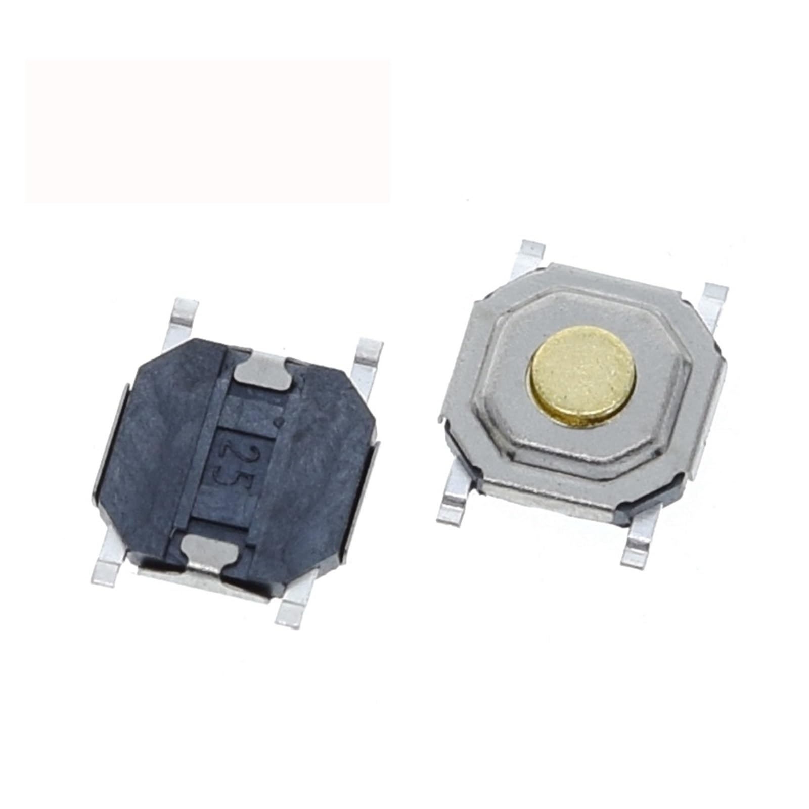 BKGWCSOR 100PC/Lot 4 * 4 * 1.5MM 4X4X1.5MM Tactile Tact Push Button Switch Momentary For diy Switches