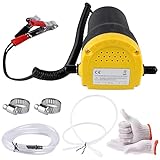 Bomba Extractora de Aceite: DC 12V 80W Bomba Extractora Aceite Coche, Bomba de Gasoil, Bomba de Aceite Coche, Bomba de Transferencia de Aceite y Diesel, Bomba de Aceite de Aspiración para Auto, Moto