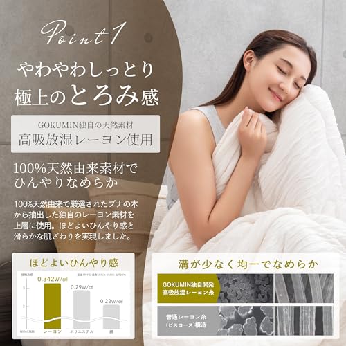 GOKUMIN GOKUMIN 掛け布団 肌掛け布団 シングル g-hkf の商品画像 5