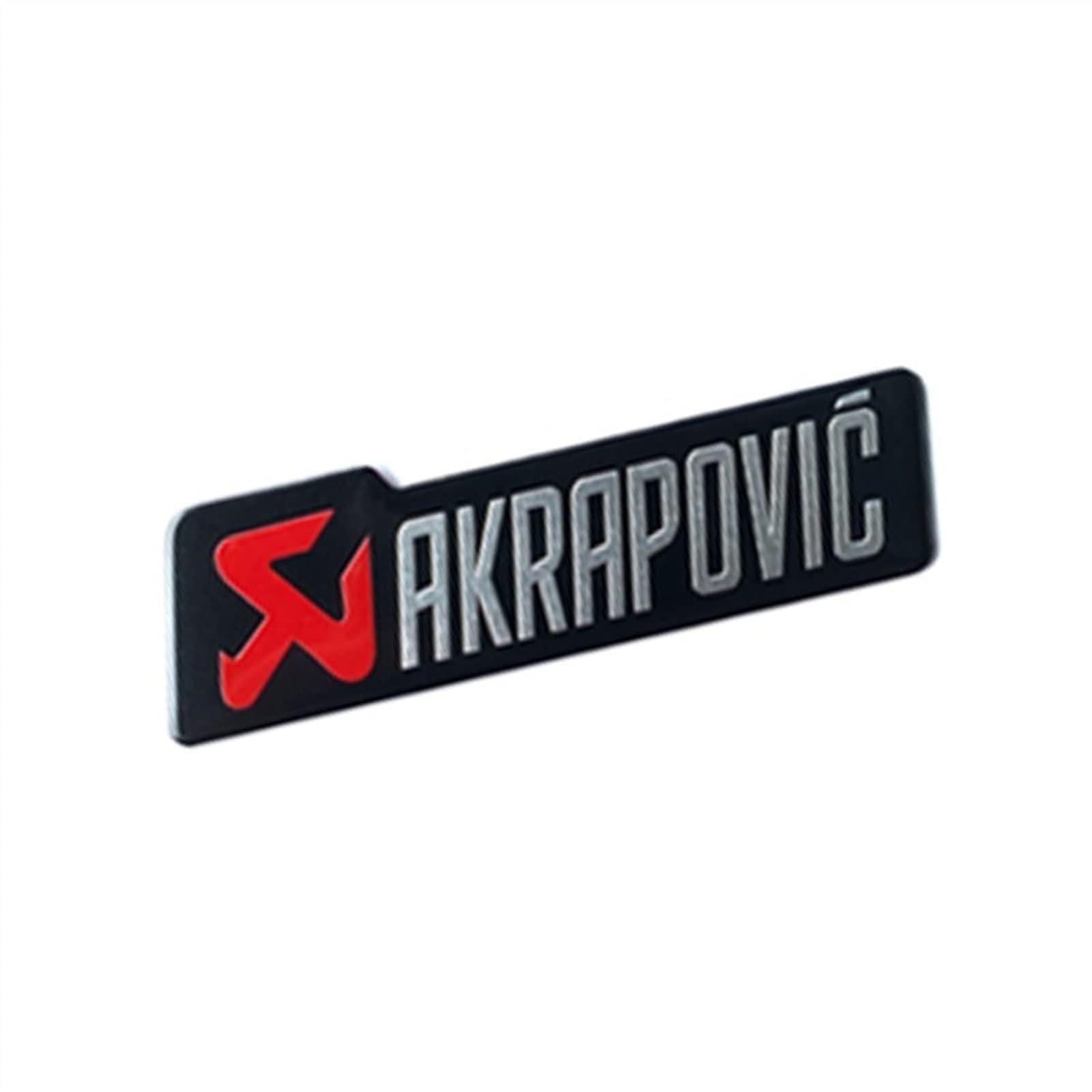 Heat Resistant Aluminium Sticker Decal For Akrapovic Exhaust Muffler Motorcycle (Color : JH127)