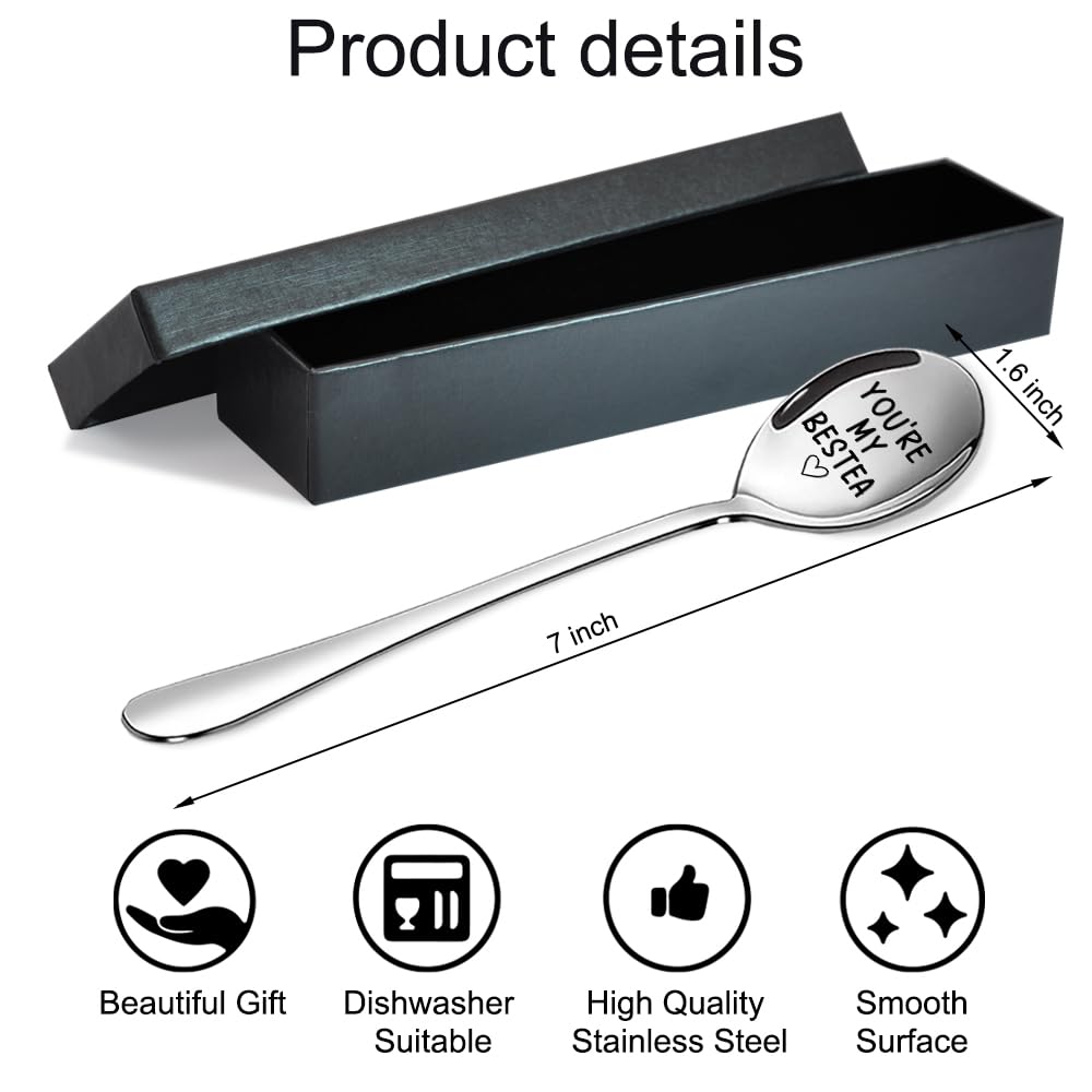 Friendship Spoon Gift - Engraved Stainless Steel Spoon -2