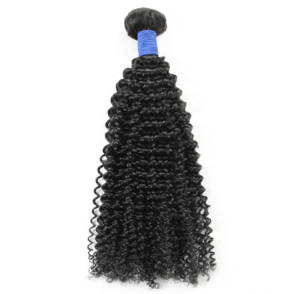 RemeeHi Afro Kinky Curly Hair Extensions Kręcone włosy, naturalne czarne przedłużki włosów dla kobiet, 25 cm