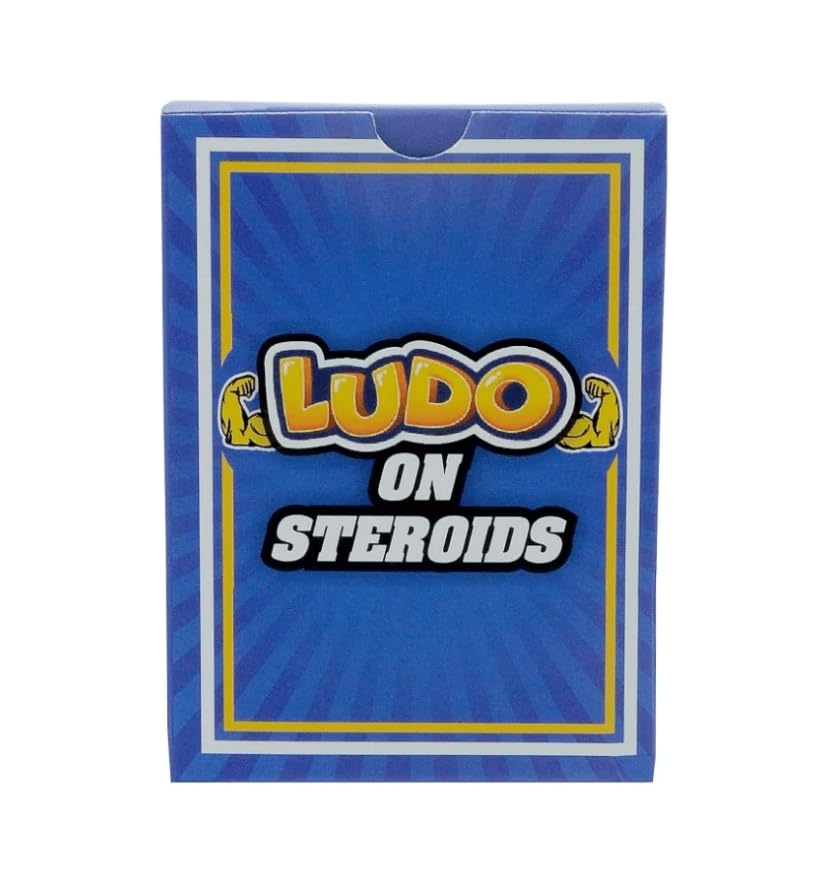 Image of Awestuffs Ludo on Steroids Party Card Game, Extension Pack, 48 Cards, for 2-4 Players, Ages 5+