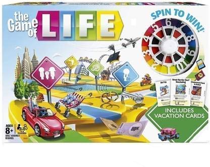 AKKI .The Game of Life Spin to Win Educational Board Game Multicolor