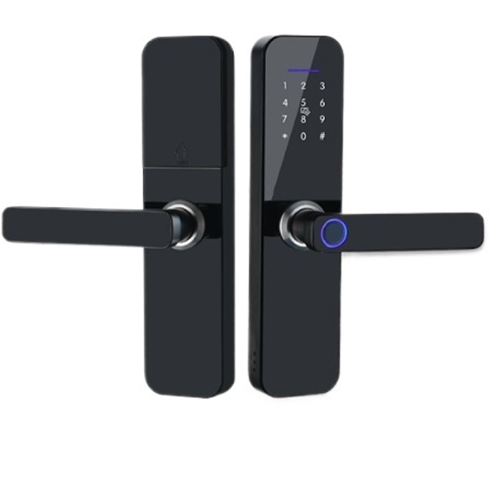 Wodoodporny zamek IP65 Elektroniczny inteligentny do drzwi z odciskiem palca/kartą inteligentną hasłem kluczem odblokowaniem aplikacji Biuro Handlowe(22x195R)