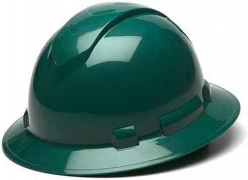 Texas America Safety Company Casco duro RIDGELINE de ala completa con ajuste de perilla de 6 puntos y bolsa