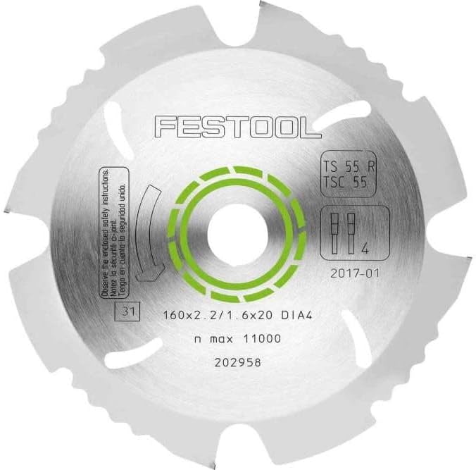 FESTOOL Diamond Saw Blade 160x2, 2x20