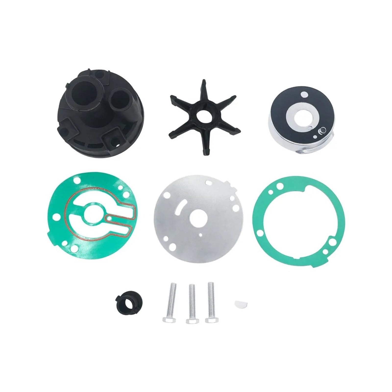 Pompa Dell'acqua Kit Montaggio Per Riparazione Girante Pompa Acqua Per 2 Tempi 25 30 HP Per Motore Fuoribordo 689-W0078 Pompe Dell'acqua