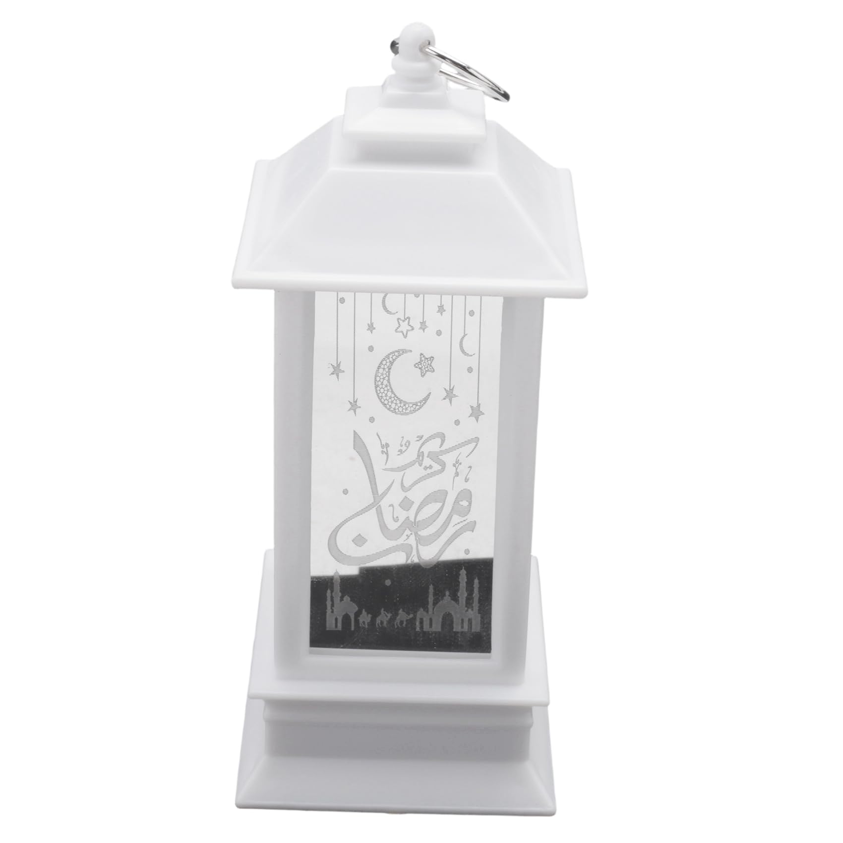 10X Eid Mubarak Lanterna Un LED Ornamenti Lanterna Ramadan Luce Notturna Illuminazione Decorazioni per La Casa Regali per Feste Festival Ramadan,G