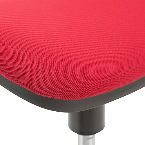 Image of Norwood Commercial Furniture NOR-NIL1715F-RD-SO Active Stool W /Adjustable Height Pivot Saddle Seat, Red