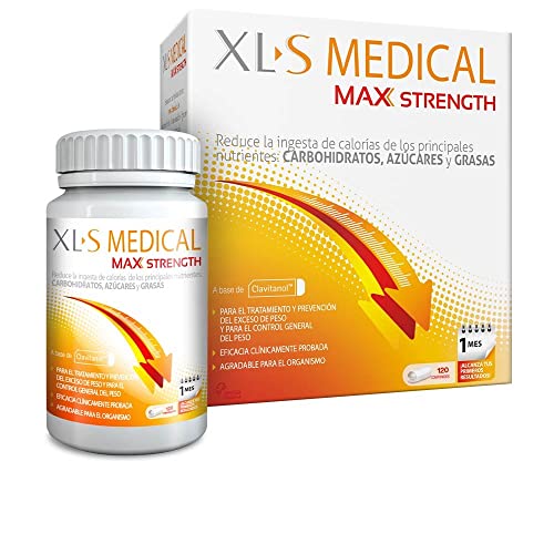 XLS Medical Max Strength Triple Action Bloqueador de la Absorción de Carbohidratos, 120 Unidad, 150g