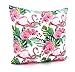 heimtexland ® Outdoorkissen Gefüllt 45x45 Lotus Effekt Garten Lounge Deko Kissen Outdoor Typ741 Flamingos