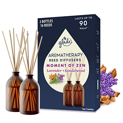 Glade Aromatherapy Reed Diffuser Set, Lavender & Sandalwood, 160 ml