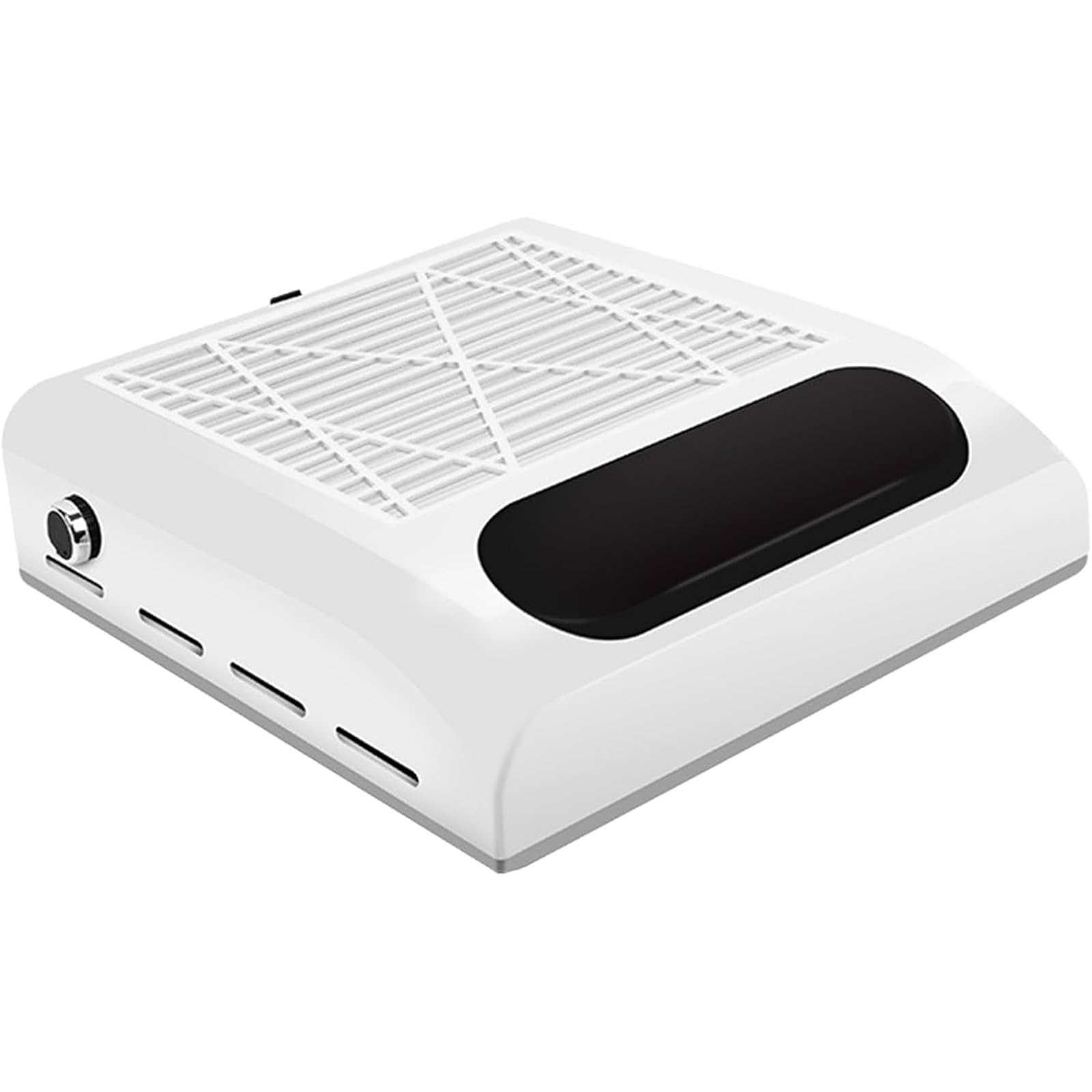 VOLTIX Aspiratore Unghie Professionale da Tavolo per Pedicure e Manicure, Aspirapolvere per Unghie con Velocità e Intensità di Aspirazione Regolabili, Raccoglitore di Polvere per Unghie (Bianco)
