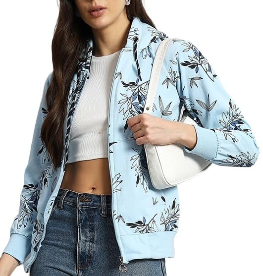 Image of eKools Women's Fleece Fullsleeves Jacket (Flee02)