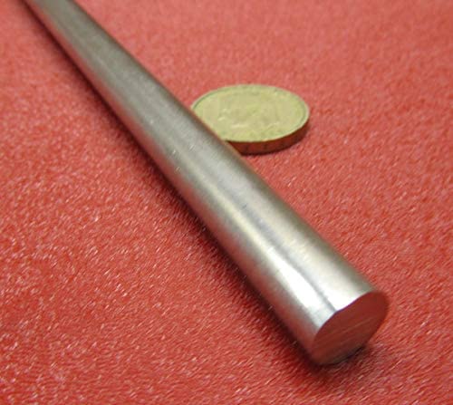 304 Stainless Steel Round Rod .4375" Diameter x 6 Foot Length 1 Piece