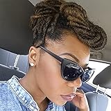 Callia Dreadlock Crochet Hair 14 Inch Dreadlocks Crochet Braids Faux Locs Crochet Hair for Black Women 6 Packs Crochet Dreadlocks Bomba Faux Locs Dread Synthetic Dreadlocks Braids T27