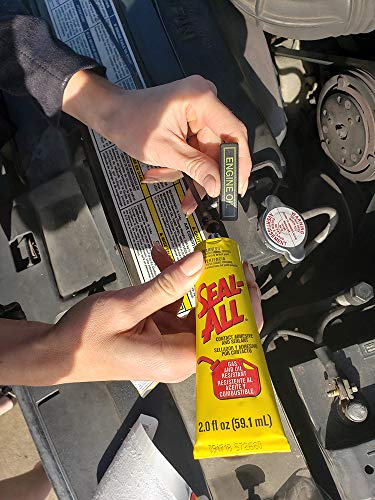 Seal-All Contact Adhesive & Sealant, Gas and Oil Resistant, Clear, 2 fl oz (59.1 mL)