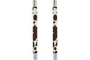 Cow Print Skin Care Fridge with Handle Covers