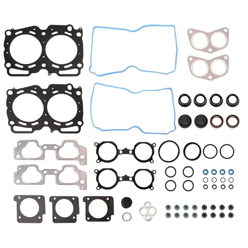 JAVOUKA Head Gasket Set, 2.5L, HS26415PT-1, for Subaru Impreza/Outback/Forester/Legacy/Baja, for Saab 9-2X, 2004-2011, 2.5L H4 SOHC, Engine EJ251 EJ253, Engine Cylinder Gasket Kit