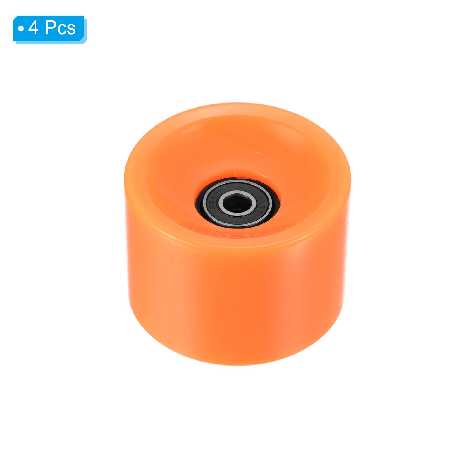 Roues De Skateboard 70mm 78A - 4 Pack, Blanc, PU (neuves)