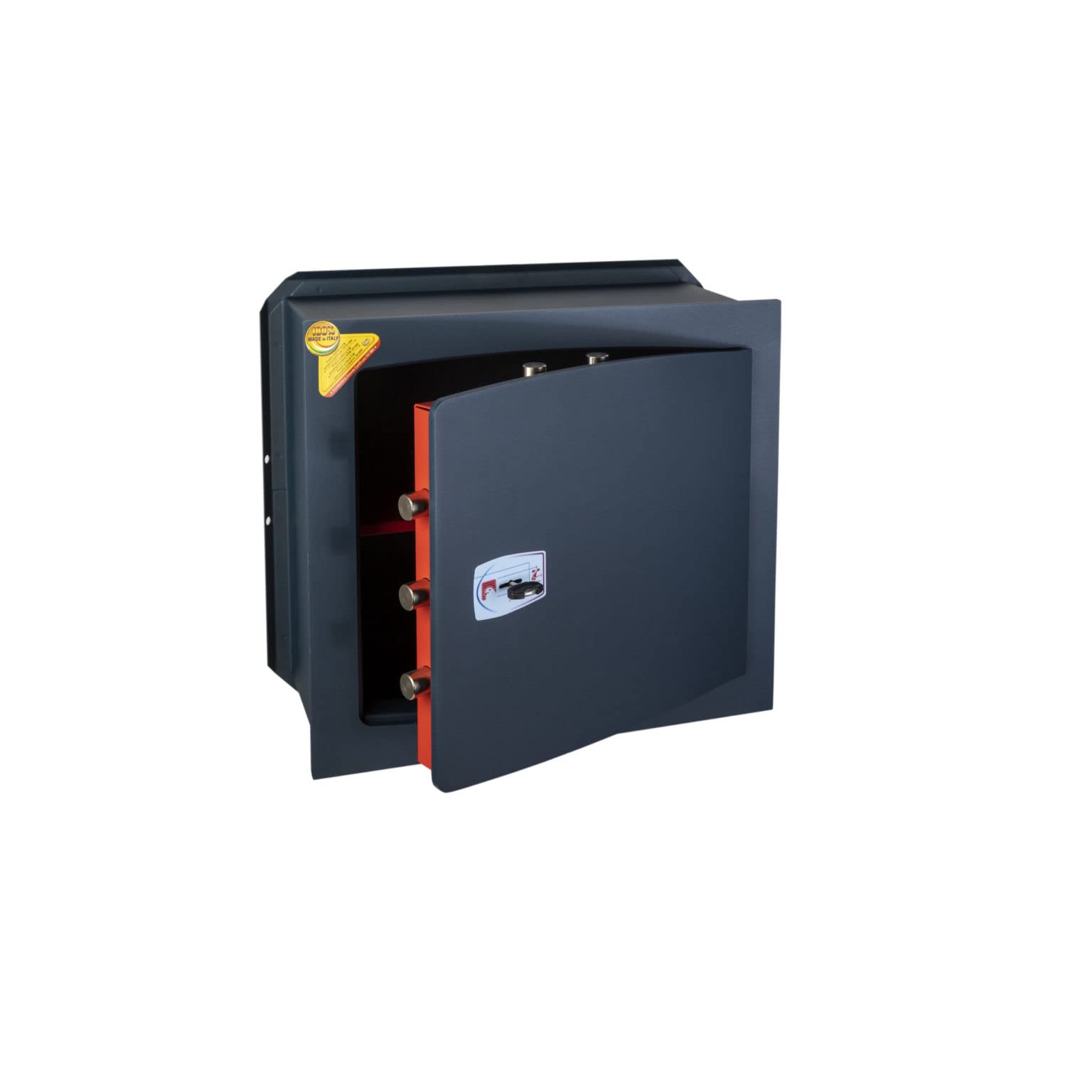 Technomax, Cassaforte a muro, Serie Gold Key modello GK/6, Dimensioni mm. 420 (H) x 480 (L) x 230 (P)