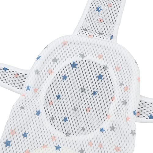 Image of Baby Bath Seat, Adjustable Support Net Quick Drying Mesh Infant Bathtub for Newborns Baby Shower Gifts Infant Care Home Use