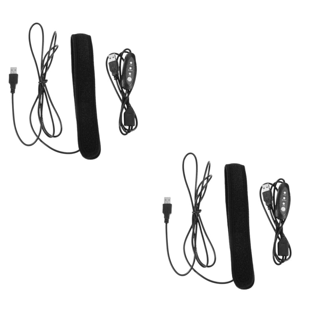 jojofuny 2pièces Chauffe-lentilles USB Réglable pour Appareil Photo Et Télescope Bandes De Désembuage Néoprène avec Niveaux De Température pour Prévenir La Condensation