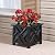 Miles Kimball Set of 2 Chippendale Planter Boxes, Black, Outdoor Décor – Plant Holder for Garden, Patio and Lawn, Weather-Resistant Polypropylene – 14 ¾” sq. x 13 ¼ H Overall